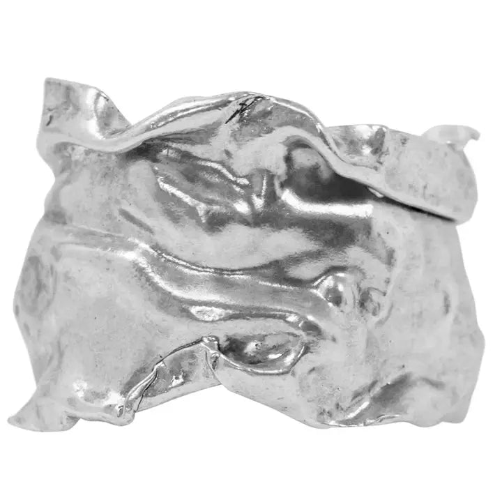 Crumpled Foil Cuff
