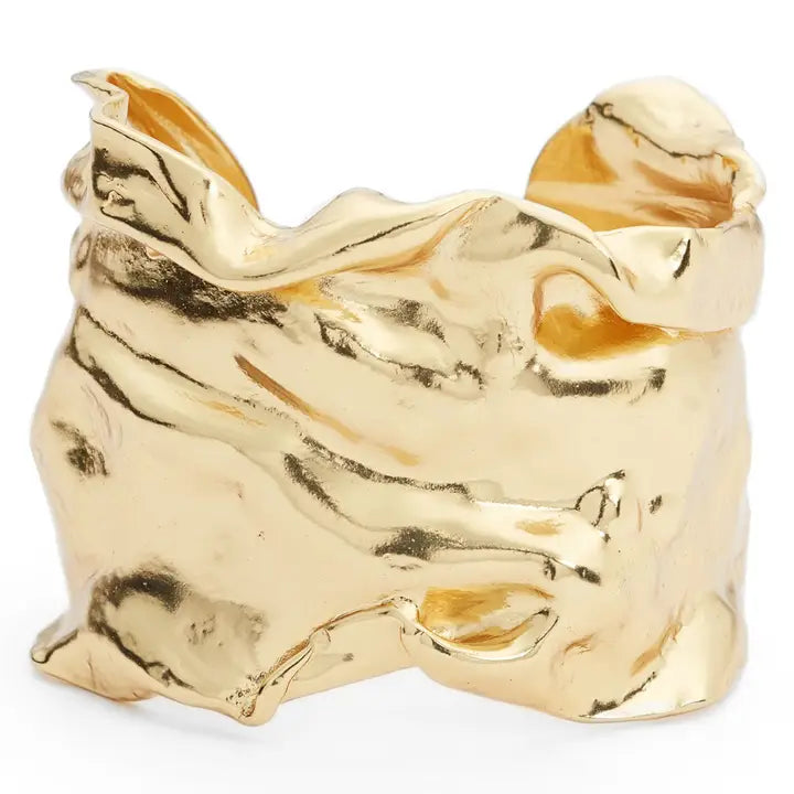 Crumpled Foil Cuff