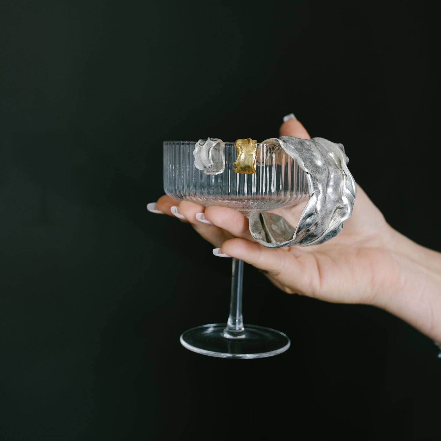 Crumpled Foil Cuff