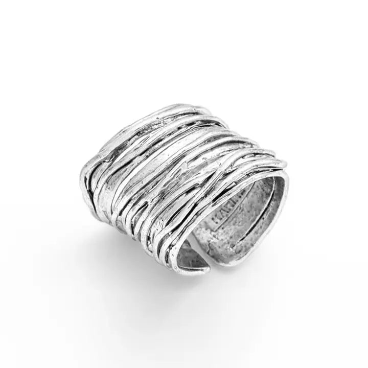 Brushed Ribbon Ring